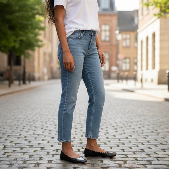 CHLOE Lauren Ballerina Flats Black 12/42